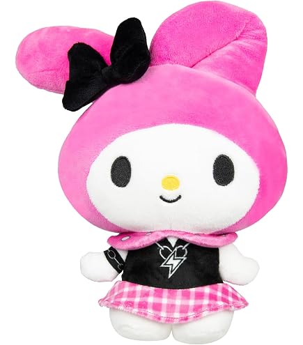 Hello Kitty and Friends Hello Kitty – Peluche monocromático rosa de 12 Hello Kitty and Friends Hello Kitty – Peluche monocromático rosa de 12