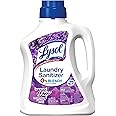 Lysol Disinfectant Laundry Sanitizer & Scent Booster, Laundry Detergent Additive, Color Safe Bleach Alternative, Laundry Odor Eliminator, Kills Bacteria & Viruses, Lavender Scent, 90 Fl Oz