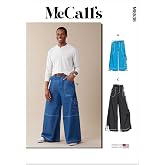 McCall's M8536AA Men's Cargo Style Shorts and Pants Sewing Pattern Packet, Design Code M8536, Sizes 34-36-38-40-42