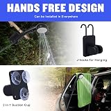 Spopal Portable Shower Camping Pump 6000mAh LED Display IPX7 Four Modes view 7