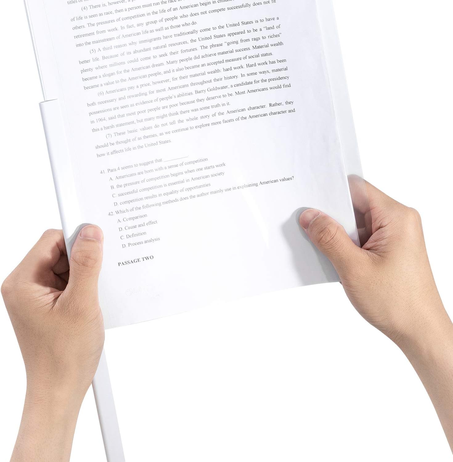 Deli 10 Pack Sliding Bar Clear Report Covers, Transparent Resume Presentation File Folders Organizer Binder for A4 Size Paper, White : Office Products