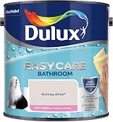 Dulux Easycare Bathroom Soft Sheen Emulsion Nutmeg White 2.5 L view 2