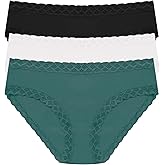 Natori womens Bliss Girl Brief 3-pack Panties, Bliss Girl Brief 3-pack Panties