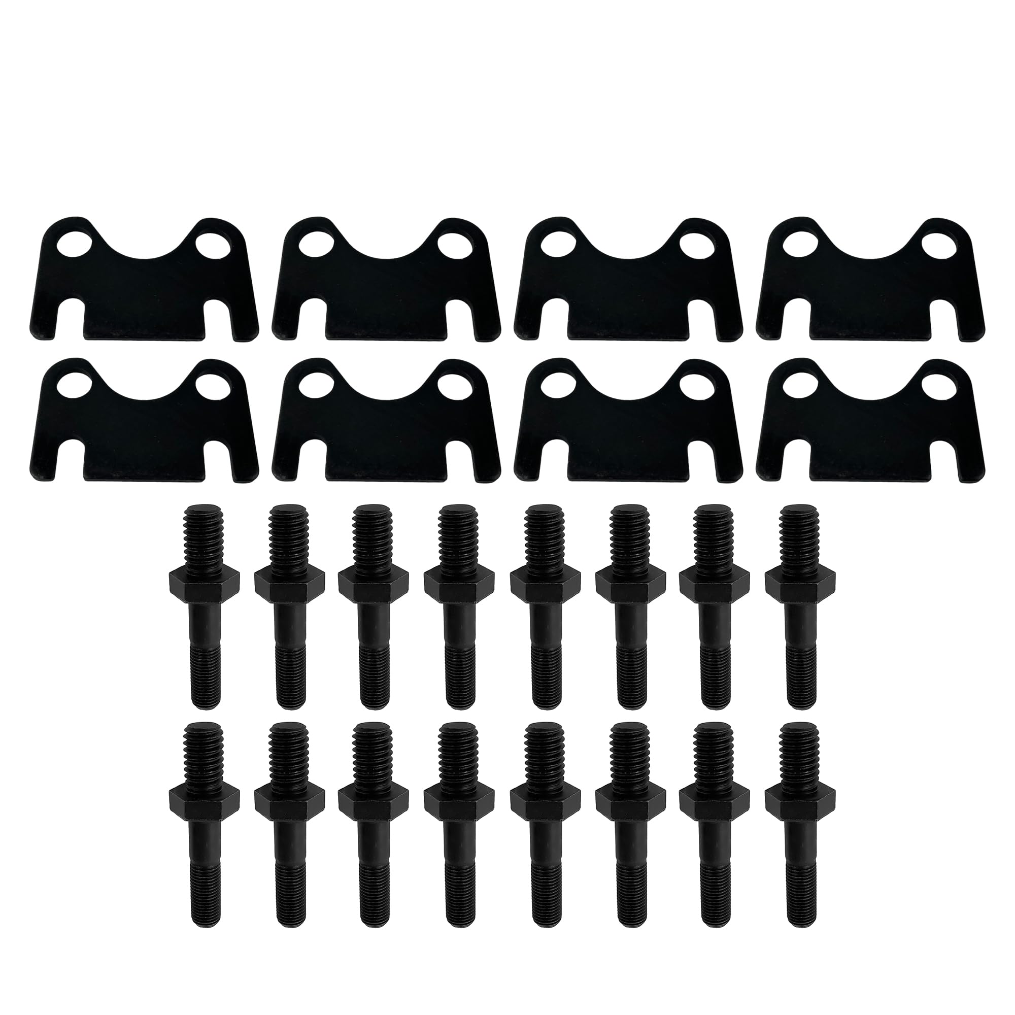 Photo 1 of SBC 3/8 Rocker Arm Studs & Guide Plate Kit Compatible with Chevrolet Silverado Express 1500 Tahoe GMC Yukon Sierra 2500 Cadillac Buick Pontiac Hummer