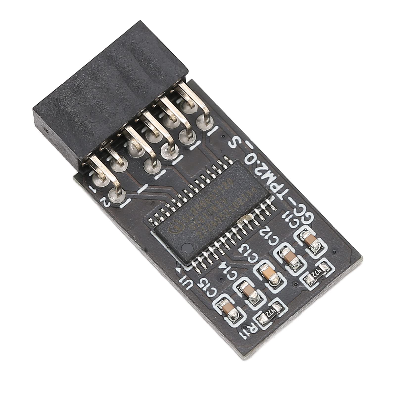 TPM 2.0 Module Encryption Security Module LPC 12 Pin Module Compatible with Remote Card LPC TPM2.0 Module 12 pin for Motherboards