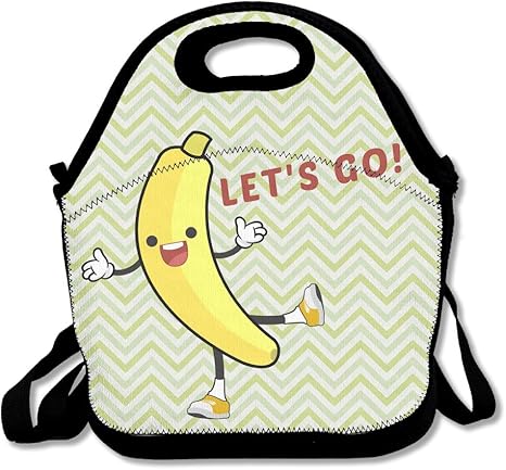 Amazon Funnyバナナかわいいbanana防水ランチトートバッグの断熱再利用可能なピクニックランチボックスメンズレディースキッズ 弁当箱 水筒 オンライン通販