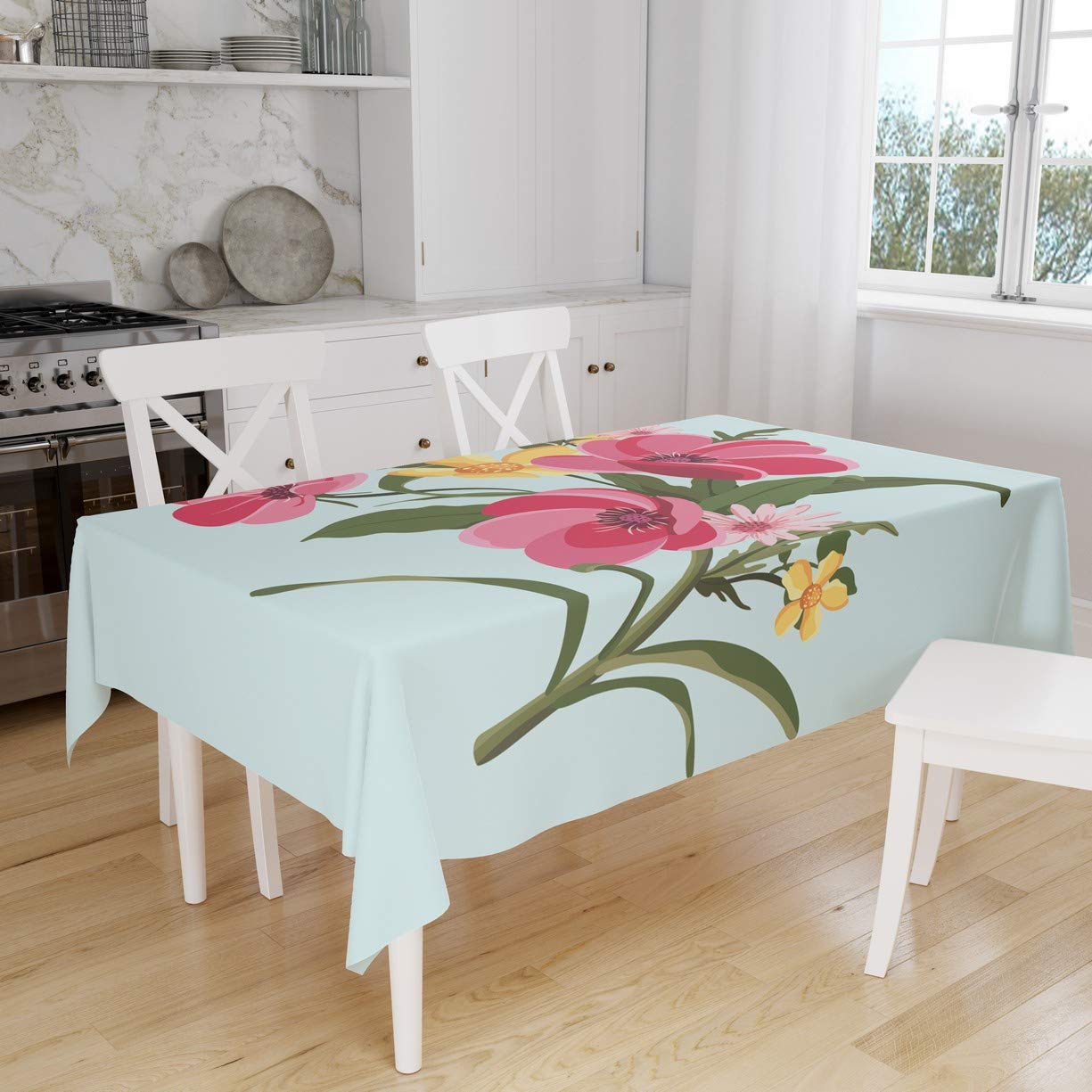 Bonamaison Kitchen decoration, tablecloth, 140 cm x 160 cm, designed and manufactured in Turkey