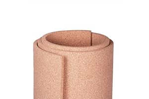 Manton Cork Premium Cork Roll - 4' x 5' x 1/2", 100% Natural Facing Grade Material for Bulletin Boards, Decorative Photo and Message Push Pin Displays - Perfect for Home, School, and Office