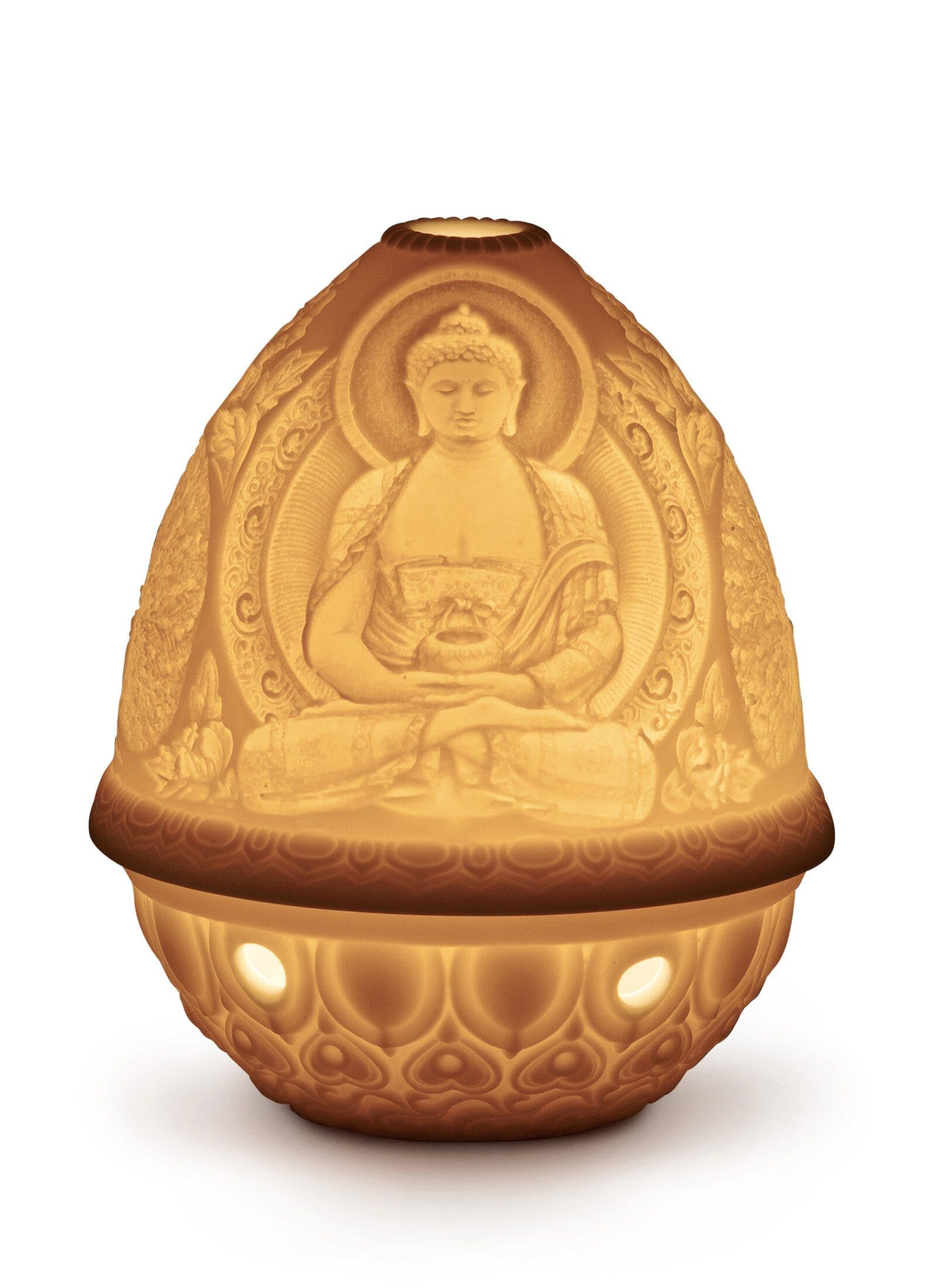 LLADRÓ Buddha Lithophane. Porcelain Litophane.