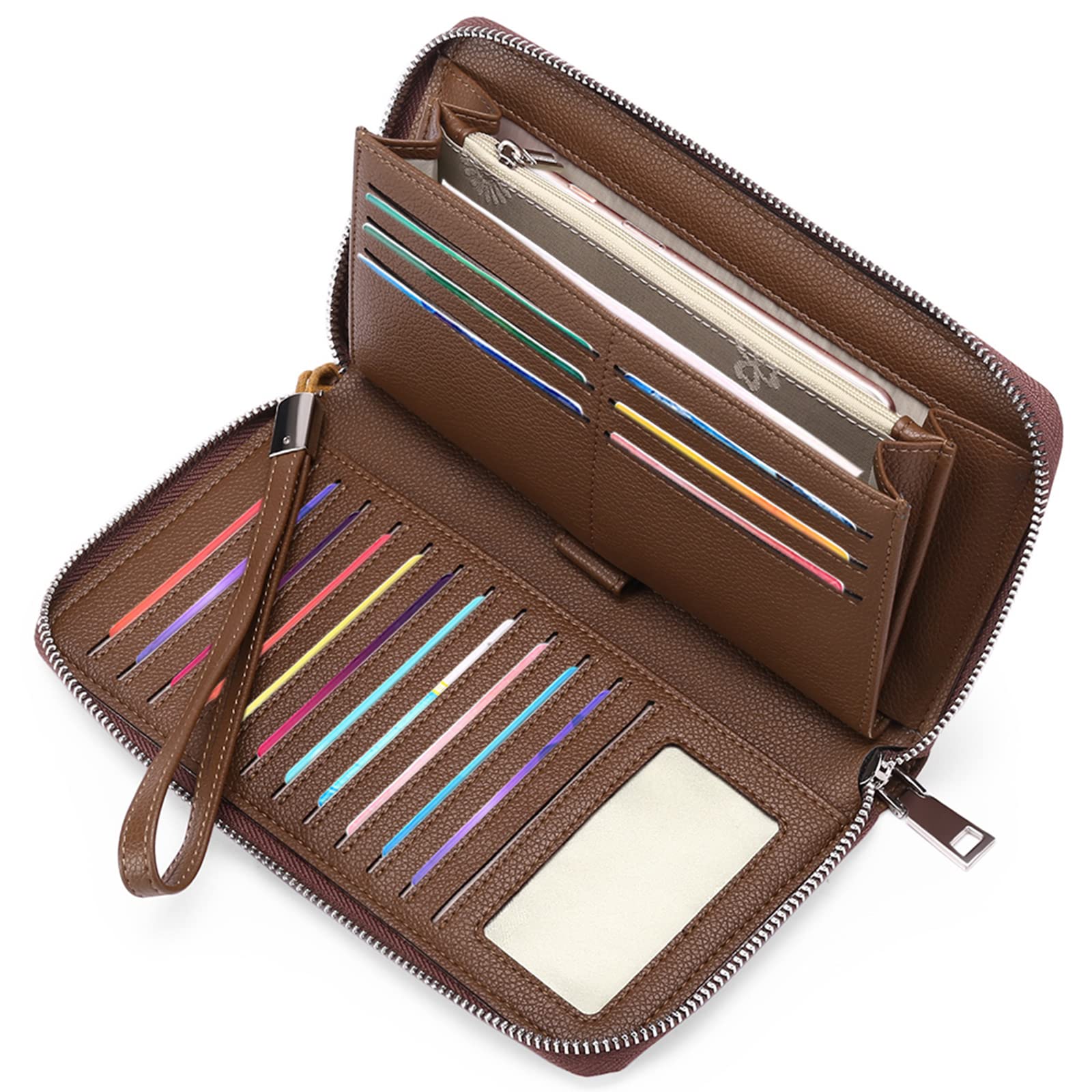 GAEKEAO Leather Purses for Women, Large Capacity Ladies Purse, RFID Purses for Women with Multiple Card Slots and Roomy Compartment — image 1