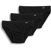 Jockey Elance Bikini- 3 Pack - 100% Cotton Underwear for Men