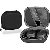 Linkidea Headphones Carrying Case Compatible with Sony WH-1000XM6, WH-1000XM4, WH1000XM3, WH-XB900N, MDR-1000X, Protective Hard Shell Travel Bag with Cable, Charger Storage (Black)