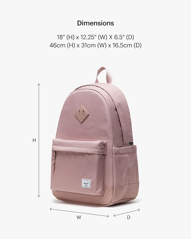Unisex Heritage Backpack Ash Rose Standard - 24L