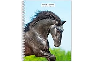 Horse Lovers | 2026 6 x 7.75 Inch Spiral-Bound Wire-O Weekly Engagement Planner Calendar | New Full-Color Image Every Week | BrownTrout | Animals Equestrian