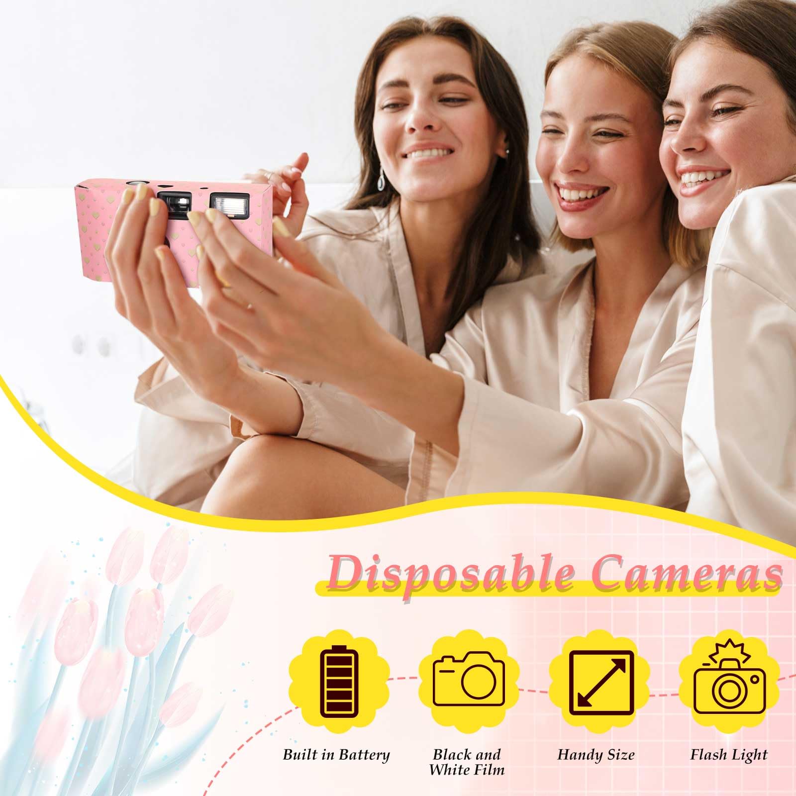 Mua 6 Pack Disposable Camera Bulk for Wedding, 35mm Single Use Camera ...