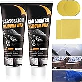 Upgraded Car Scratch Remover Polishing Wax,Cars Scratch Repair Paste with Wipe and Sponge,Car Paint Scratchs Repair Kit for Deep Scratches,Scratch Remover for Vehicles,Car Paint Polishing&Restore