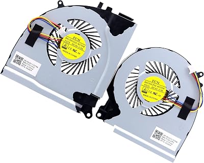 CPU GPU Cooling Fan Set for Dell Inspiron 7559 7557 5577 5576 4X5CY RJX6N