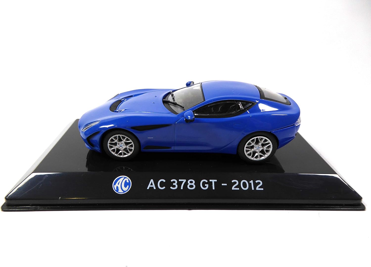 OPO 10 - Car 1/43 Collection SUPERCARS Compatible with AC 378 GT 2012 (S73), Blue