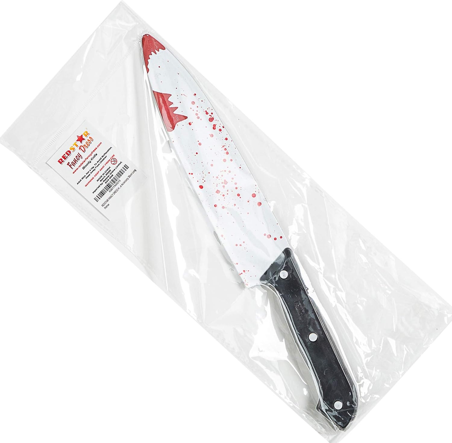REDSTAR FANCY DRESS Halloween Bloody Knife Prop Decoration Party Costume Accessory 30cm Long - Image 3
