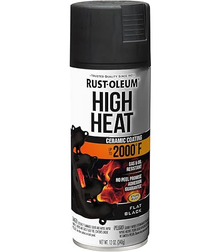 12 Oz Semi Gloss Black Engine Enamel Spray Paint 248936 [Set of 6