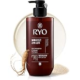 RYO Strengthen &amp; Volume Shampoo - Rice Peptide, Ginseng, Caffeine 16 Fl Oz. | Korean Shampoo | Rice Peptide for Volumizing and Revitalizing | Fine Hair | Thickening and Strengthening | Roots Anchoring