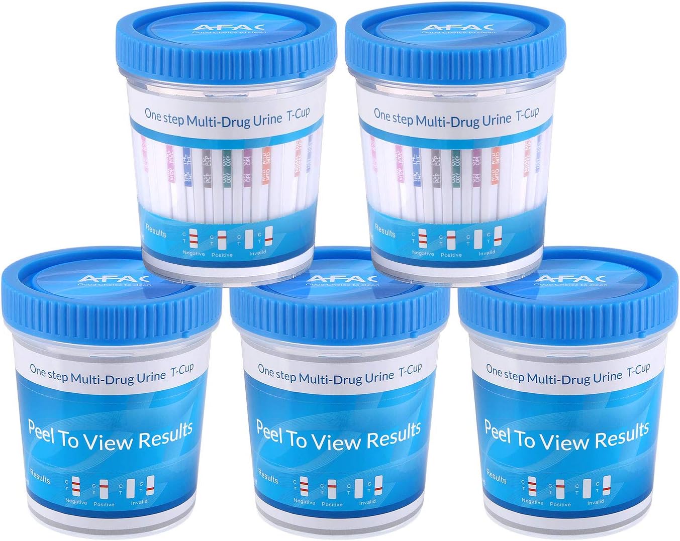 Drug Testing Kit, AFAC 5PCS 13 in 1 Drug Test Kit Urine Cup for THC