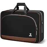 Bosynoy Standard Case Compatible with Starlink Gen 3 for Outdoor Use | Waterproof Travel Bag Compatible with Starlink Dish/Accessories, Shockproof Bag with Inner Pocket, Black Brown