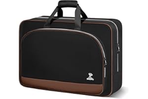 Bosynoy Carrying Case Compatible with Starlink Gen 3 – Waterproof Travel Bag Compatible with Starlink Dish/Accessories, Shockproof Bag with Inner Pocket for RV, Camping, and Outdoor Use, Black Brown