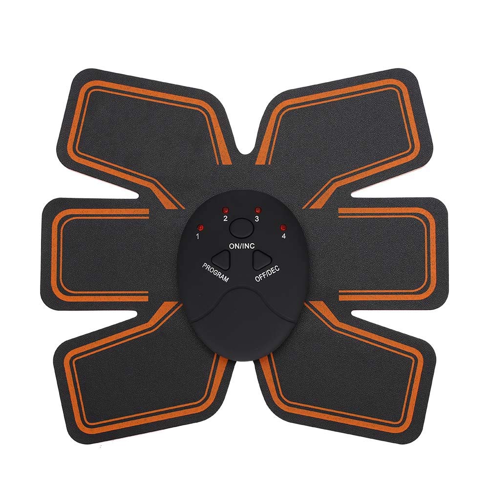 Abs Muscle Stimulator, EMS Smart Fitness Body Muscle Training Stimulator Household Automatic Abdominal Muscle Patch Instrument with Multiple Modes and Micro-current Technology