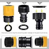 BABADU Garden Hose Connector Kit 20 Pack Quick Connect Y Splitter Nozzle view 4
