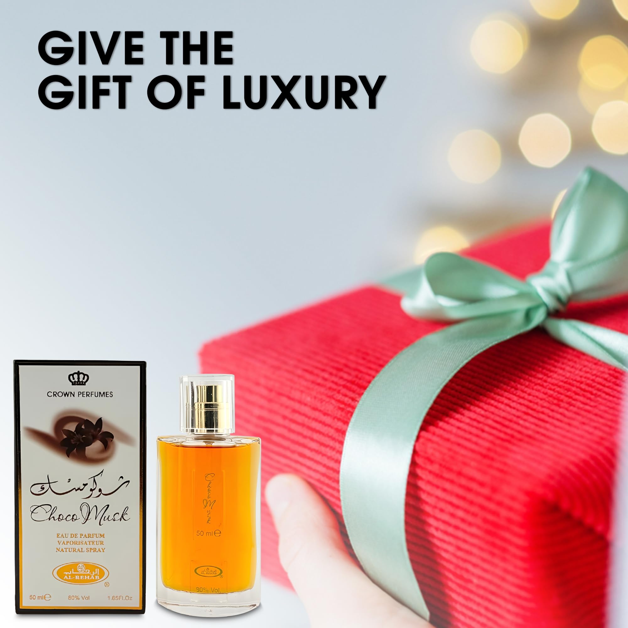 A CENTER Choco Musk Men/Women Cologne Eau De Parfume Vaporisateur Natural Spray Perfume for Men/Women 1.65 Fl Oz