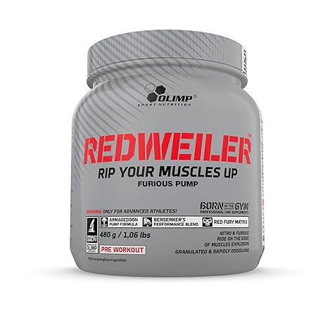 Olimp Redweiler Pre Workout 480 Grams Red Punch