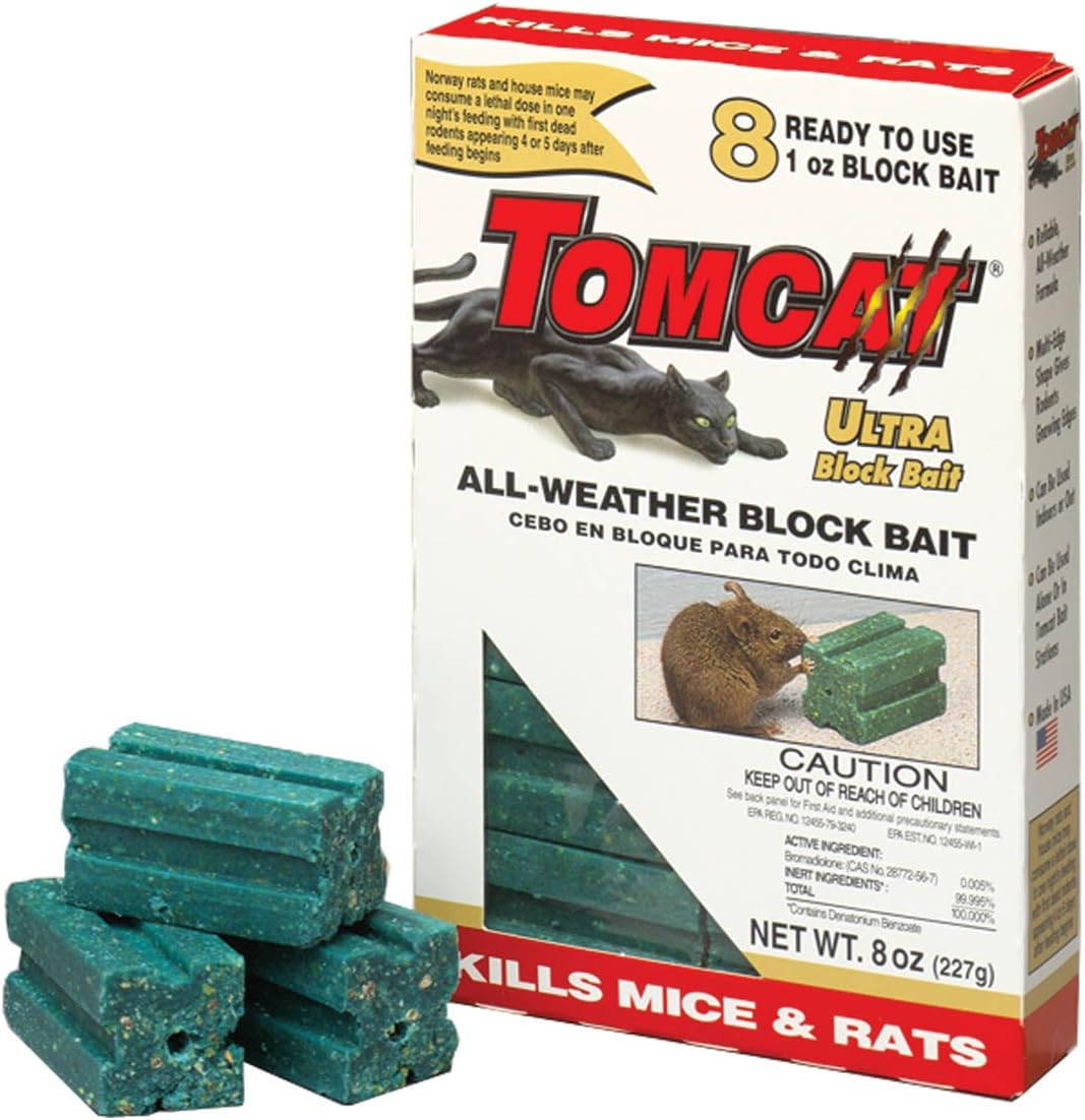 Tomcat rat poison blocks Clearance
