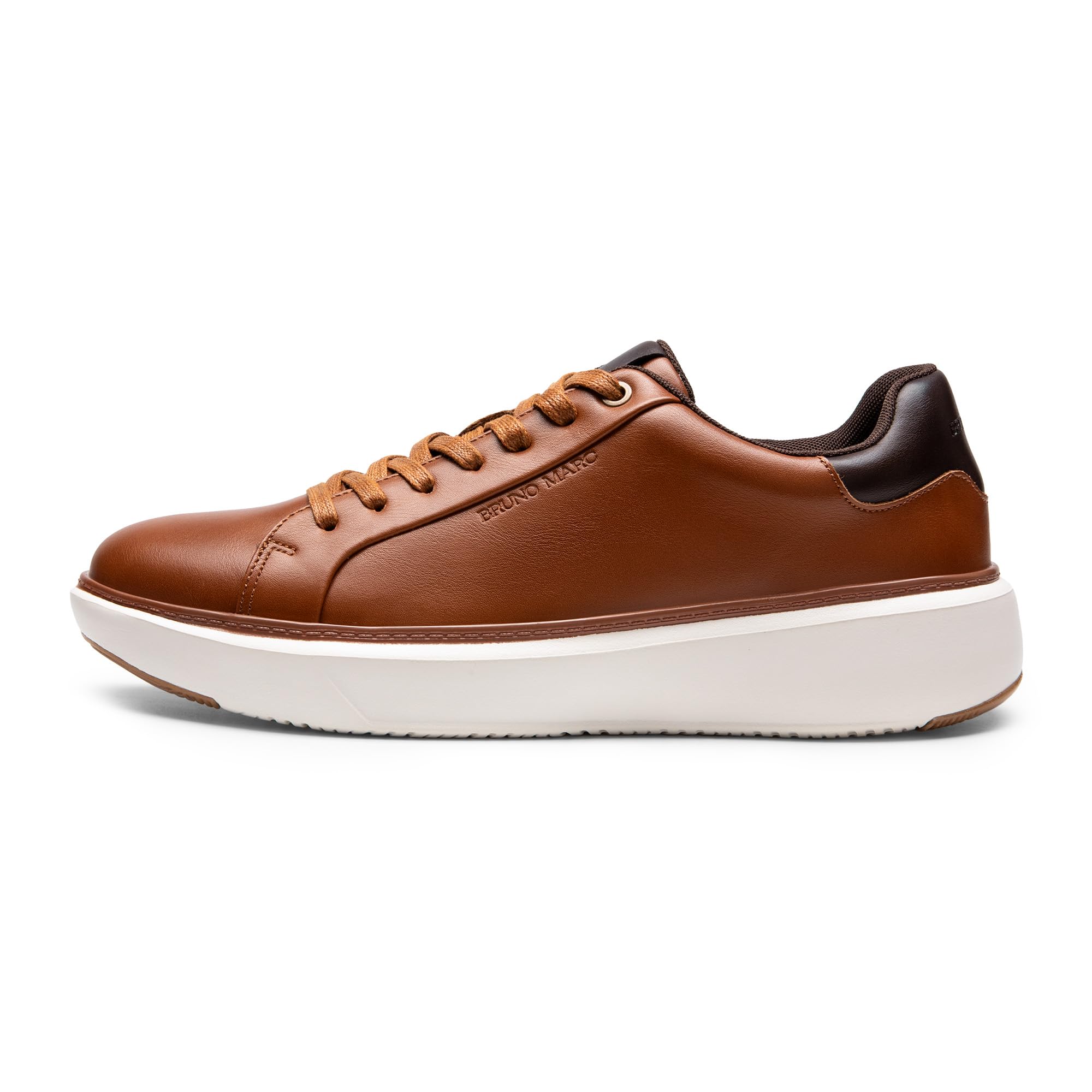 Bruno Marc Herren Mode Sneaker – Klassische Freizeitschuhe, Bequeme Alltagsschuhe für Arbeit und Freizeit,Size 43,Braun,SBFS2418M 3