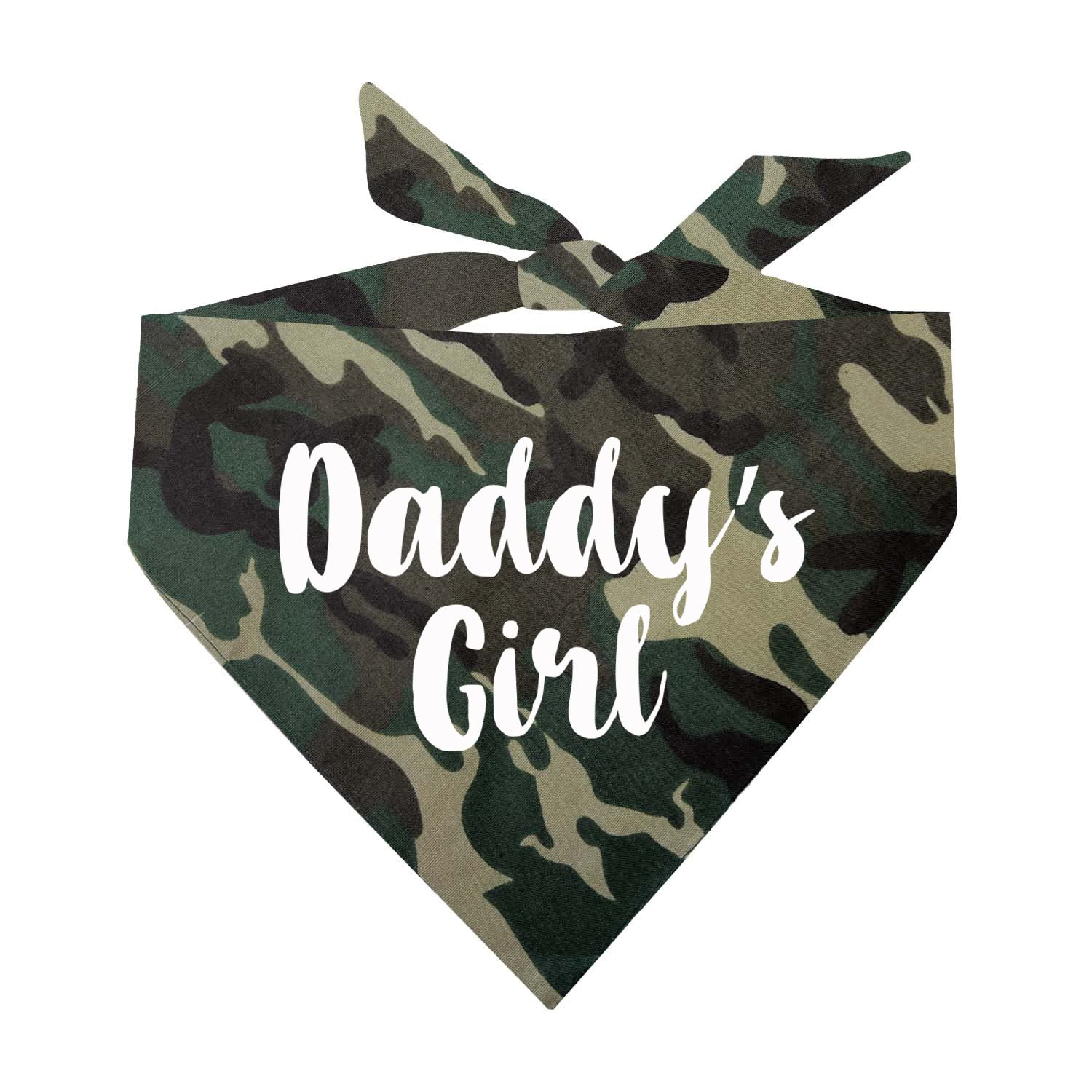 Tees & Tails Daddy's Girl Triangle Dog Bandana (Assorted Colors)