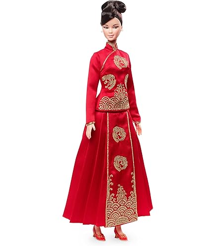 Amazon.com: Barbie Signature Lunar New Year Doll (12-inch Brunette