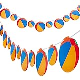 beach ball garland