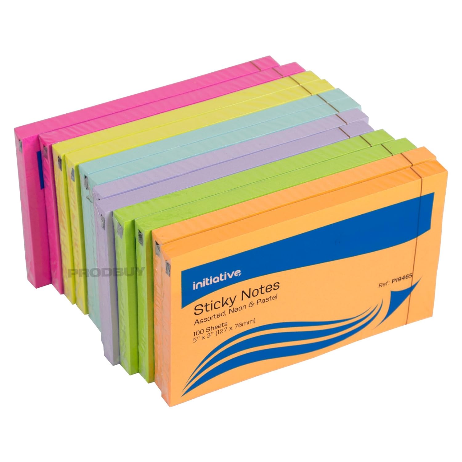 3600 Neon & Pastel Colour Large Sticky Notes 5" x 3" Big Paper Memo