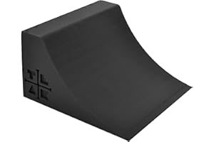 Teak Tuning Fingerboard Quarter Pipe - 4 x 4 x 2.25 - Black Colorway