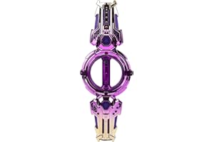 FAUOSWUK Extendable Rotating Sword Toy, Retractable Light Up Sword with Colorful LED Lights, Compact Design for Indoor Outdoo
