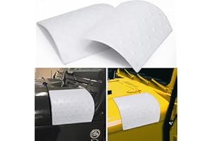 ASWEIR Cowl Body Armor Outer Cover, Compatible with 2007-2018 Jeep Wrangler JK, JKU Unlimited, Rubicon, Sahara X, and Off Road Sport Models (White)