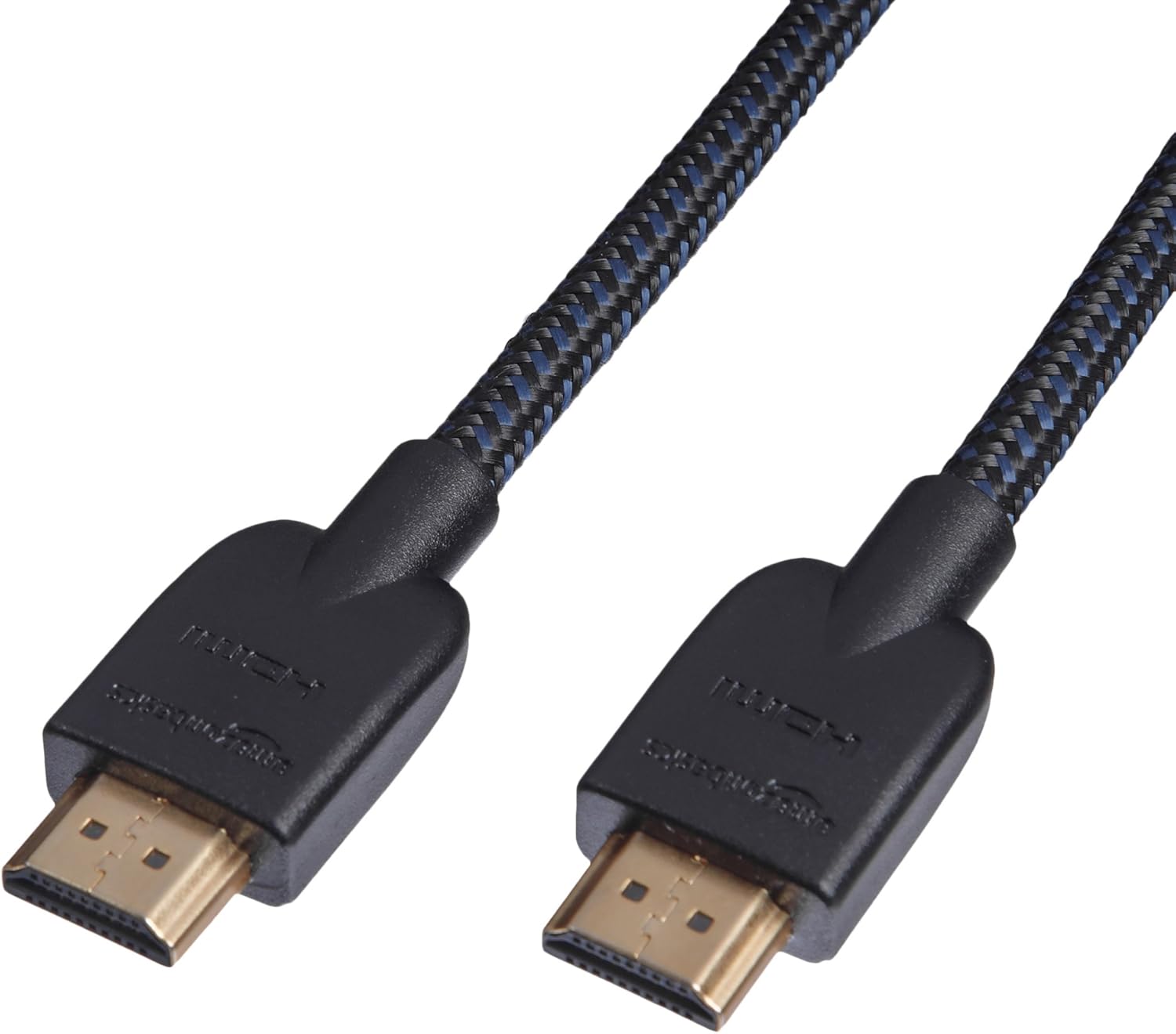 AmazonBasics Nylon-Braided 4K, 18Gbps HDMI to HDMI Cable, 6 Foot - Pack of 5
