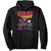 Geek-Out With Gadgets Techie Setup Pullover Hoodie