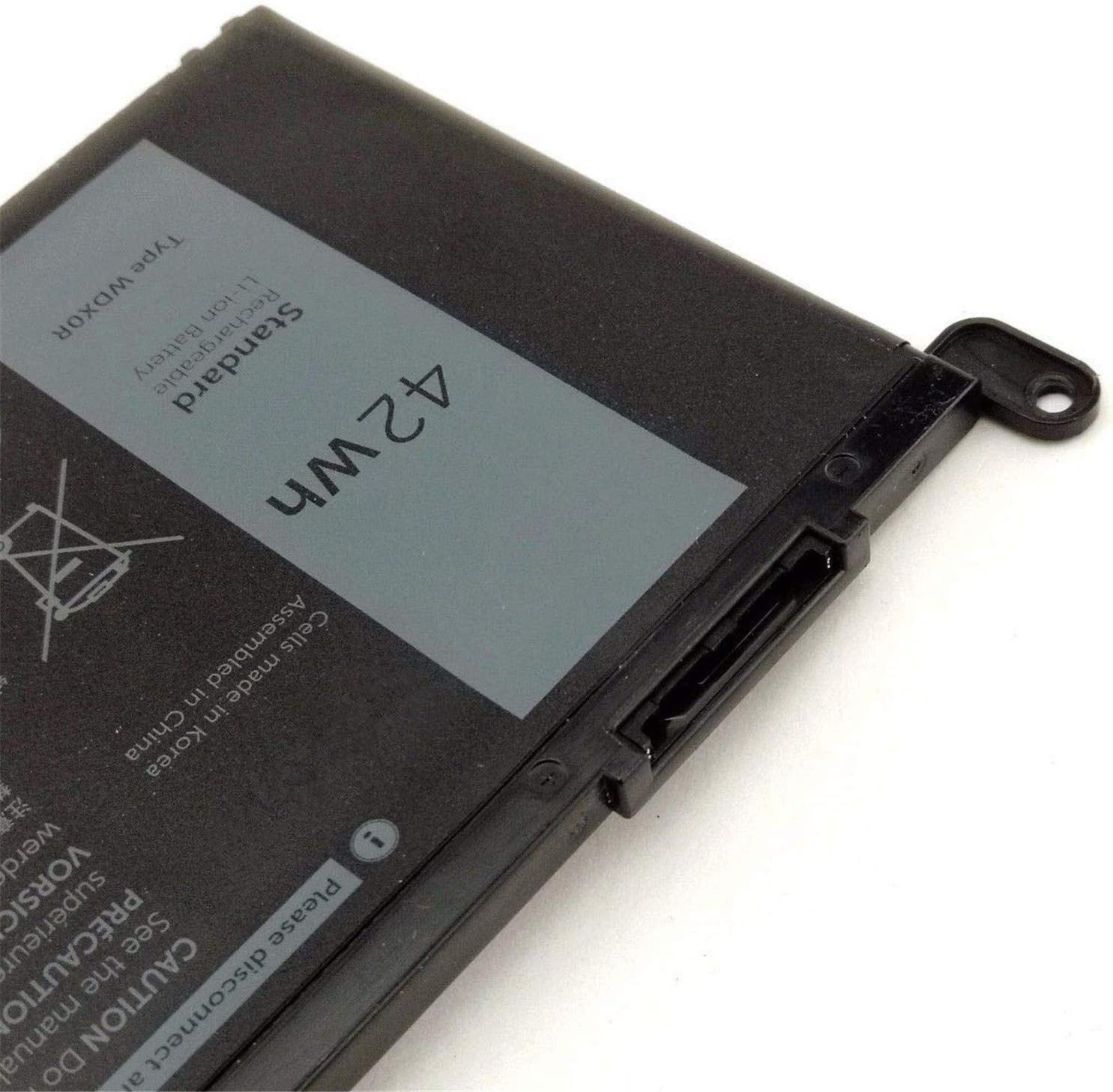 WDX0R WDXOR Laptop Battery Replacement for Dell Latitude 3480 3580 3189 3379 Inspiron 15 5565 5567 5568 5578 5579 7560 7570 7573 7579 7580 7569 5368 5378 5379 7368 7378 Vostro 5468 5568 (11.4V 42Wh) - Image 5