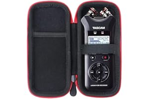 Aenllosi for Tascam DR-07XP/DR-07X Stereo Handheld Digital Audio Recorder Hard Carrying Case (Case Only)