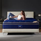 Queen mattress,14 inch Gel Memory Foam Hybrid Mattress,Queen Size Mattresses in a Box,with Individual Pocket Spring for Motion Isolation &Lumbar Support & Pressure Relief,Fiberglass-Free,Medium Firm