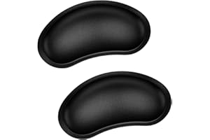 Mouse Wrist Rest, Canjoy 2 Pack Memory Foam Soft Fabric Mouse Wrist Rest Pad Support Cushion with Anti-Skid Rubber Base,Ergon