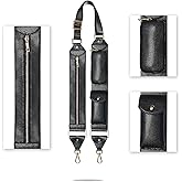 LUCKYCOIN Replacement Crossbody Staps,Wide Vegan Leather Shoulder Strap,Adjustable Universal Crossbody Purse Strap