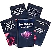 Knana Dark Confessions Oracle Cards Message Oracle Deck, Oracle Cards for Beginners, Rose Oracle Card