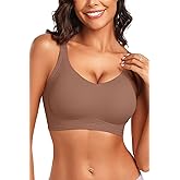Vertvie Women's Seamless Wireless Push Up Bras with Support and Lift No Underwire Bralettes Full Coverage Sport Everyday Bra